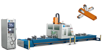Centro de Mecanizado CNC de Alta Velocidad de 4 Ejes para Perfiles de Aluminio para Ventanas y Muros Cortina