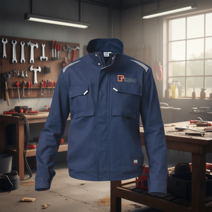 Ttake Regular <b>Jacket</b> Workwear Navy L Utility Pocket Design - Product Image 3