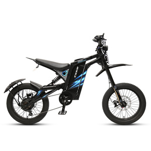 Moto tout-terrain électrique TXED eXtreme Adventure 20 pouces, suspension intégrale, 7 vitesses, 52V/1000W, pneus larges, hybride, 32-45 km/h, 100 km - Product Image 2