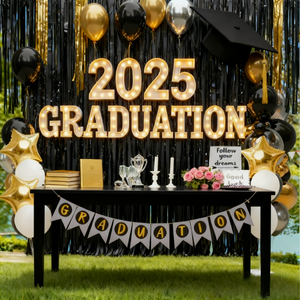 Lettere Luminose LED Personalizzate per Laurea, <span class=keywords><strong>Alfabeto</strong></span> con Lampadine per Festa di Laurea 2026, Decorazione Scolastica - Product Image 4