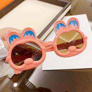 Moda tavşan kulaklar şekilli promosyon çocuklar güneş gözlüğü sevimli güzel parti iyilik toplu gözlük Gafas plaj güneş gözlüğü erkek kız - Product Image 6