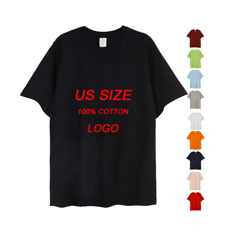 100 % baumwolle herren t-shirt druck kundenspezifisches logo t-shirt männer grafik t-shirts Übergröße weißes t-shirt