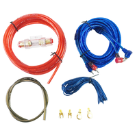 Kit Kabel Instalasi Amplifier Mobil CCA 10GA 60A Fuse Holder untuk Subwoofer Mobil