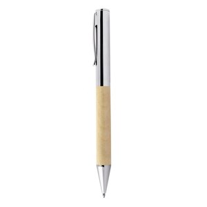 Stylo à bille en bois avec clip en métal chromé, instrument d'écriture haut de gamme - Product Image 2