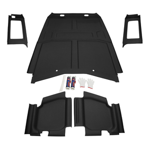Techo Aislado 4x4 para Jeep Wrangler JL 2018+, Accesorios para Autos Todoterreno, Aislante de Techo Negro de 4 Puertas - Product Image 2