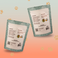 Sac en mylar à fermeture éclair pour nourriture pour animaux de compagnie, refermable, thermoscellable, sac d'emballage Doypack avec fenêtre transparente