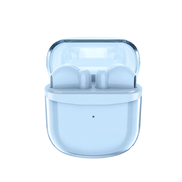 Transparent TWS Wireless Earbuds Stereo Sound Noise Cancelling Headphones Bluetooth True Wireless Headset for Music & Calls