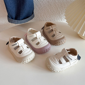 Ins Spring Autumn Baby Cloth Shoes Bow Princess Anti Slip Pre-walker Shoes Anti-drop Heel For Baby Girls Wholesale - Product Image 1