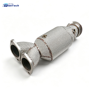 Downpipe de alto rendimiento para BMW E92 335i N55 3.0T con escudo térmico, soldado con TIG, ajuste directo, pieza de escape con filtro de 200 celdas Euro 5 - Product Image 4