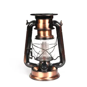 12 inch high warm Led rechargeable Portable camping lithium Battery waterproof hanging solar powered led lantern