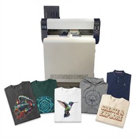 Impresora DTF A3WXB de 30 cm de Fábrica, Juego de Impresoras DTF de Alta Velocidad con Cabezal de Impresión Dual XP600 para Impresión de Camisetas y Prendas