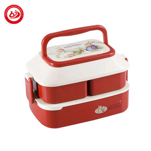 New arrival cute house shape for girl kids BPA Free Insulated portable Bento Lunch box with handle for funny Kids School