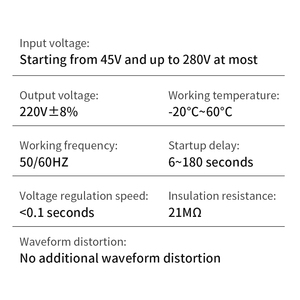 Plal TMP-10KVA Enkele Fase 10kva Ac Automatische Spanningsstabilisator (Avr) Met Relais Elektronische Besturing 220V-Uitgang - Product Image 5