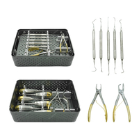 Kit dentaire en acier inoxydable pour chats et chiens, élimination du tartre, extraction dentaire, soins chirurgicaux buccaux vétérinaires, XC MEDICO Manuel
