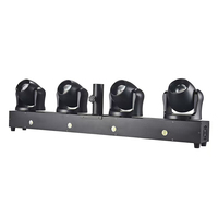 Éclairage DJ professionnel portable, équipement DJ disco, bar à lumière, 4 pièces, 40W RGBW 4 en 1, barre LED PAR, éclairage de scène avec support