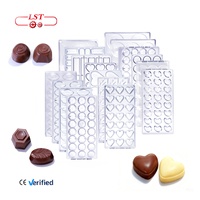 LST Factory Direkt verkauf Anpassung PC Polycarbonat Schokoladen form 275x125mm Lebensmittel qualität Umwelt freundliche Hoch temperatur werkzeuge