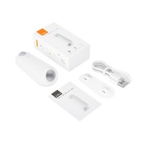 Lampe de nuit rechargeable pour toilettes, lumière d'ambiance LED RGB avec détecteur de mouvement, éclairage au sol pour salle de bain