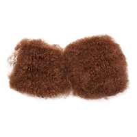 #33 jiffyhair sfuso Afro capelli morbidi 4C capelli intrecciati all'uncinetto Dreadlocks colore marrone medio