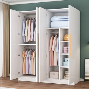 Meubles de chambre à coucher en bois sur mesure <span class=keywords><strong>Armoire</strong></span> à robes avec charnières de porte <span class=keywords><strong>Armoire</strong></span> à garderobe et <span class=keywords><strong>armoire</strong></span> pour salle familiale - Product Image 4