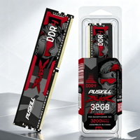 Module de mémoire RAM de bureau PUSKILL DDR4 16 Go 3200 MHz 288 broches UDIMM Non-ECC Non-bufferisé 1,2 V pour PC de jeu et ordinateur de bureau
