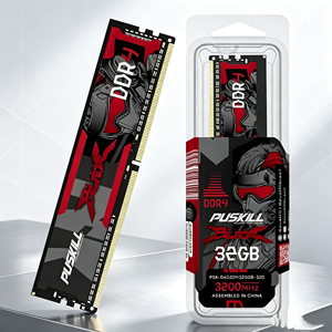 PUSKILLDDR4 16GB 3200MHz โมดูลหน่วยความจำ RAM สำหรับเดสก์ท็อป 288 พิน UDIMM Non-ECC Unbuffered 1.2V สำหรับเกมมิ่งพีซีคอมพิวเตอร์ตั้งโต๊ะ - Product Image 3