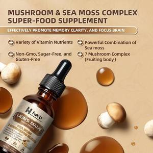 ODM/OEM Marque Privée Gouttes de Champignon Crinière de Lion Extrait Naturel Soutien Immunitaire Fibres Alimentaires - Product Image 3