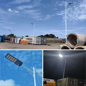 Đèn đường năng lượng mặt trời tích hợp ngoài trời chống nước IP65 bằng nhôm tùy chỉnh nhà máy 300w 400w 500w tất cả trong một đèn <span class=keywords><strong>LED</strong></span> năng lượng mặt trời - Product Image 6