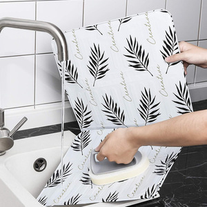 Schermi di schizzi di olio addensato foglio di alluminio piastra deflettore di olio fornello a <span class=keywords><strong>Gas</strong></span> deflettore a prova di schizzi utensili da cucina per la cucina di casa - Product Image 4