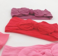 Weiches, bequemes Stoff-Stirnband mit Schleife für Babys und Kinder, niedliches Prinzessinnen-Accessoire für Schulanfang und Weihnachten