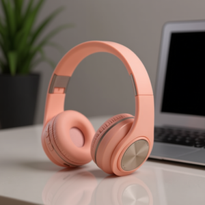 Auriculares Bluetooth S&N, color rosa, inalámbricos, con sonido estéreo, para ordenador portátil y teléfono - Product Image 3
