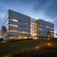 Panneaux de mur-rideau en aluminium sur mesure, revêtement décoratif pour façades, pour projets de construction, vente en gros, usine