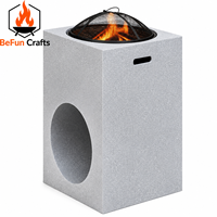Brasero extérieur à bois avec grille de barbecue et écran anti-étincelles, bol à feu portable pour jardin, patio, camping, usine OEM ODM