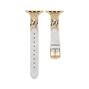 Bracelet hybride en cuir tressé de luxe Upro pour Apple Watch Series 11 Ultra, vente en gros d'usine, bracelet de montre personnalisé OEM - Product Image 5