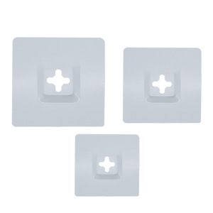 Placa de vidrio cuadrada para colgar, gancho de metal con ventosa, soporte de pared, capacidad de carga de 15 kg, espejo sin marco, uso en estudio fotográfico - Product Image 4