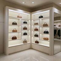 Présentoir à bijoux GZowin avec éclairage LED, design écologique et durable pour les magasins de luxe (Origine Guangdong)