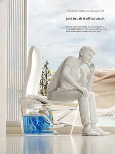 2025 Ergonomic Automatic Smart Toilet with Remote Control Automatic Auto Flush Intelligent Bidet WC - High End Gold <b>White</b> - Product Image 4