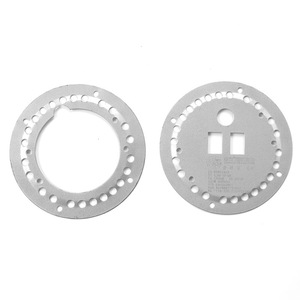 Componentes Metálicos Estampados para Iluminación, Pantallas Redondas de Aluminio y Acero Inoxidable, Portalámparas Galvanizados en Zinc - Product Image 4