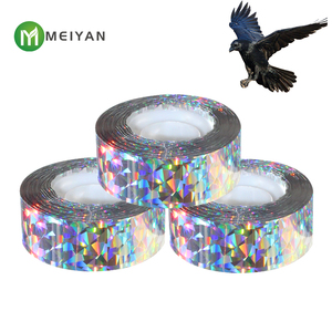 Pita pengusir burung Laser perak dua sisi penolak burung peliharaan perak pita penolak hewan peliharaan - Product Image 1