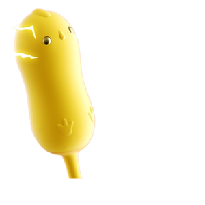 القفز على الدجاج الأصفر Libo للهزاز البيض طويل المدى التحكم عن بعد متعة الكبار صدمة كهربائية تحفيز مكثف قوي ل - Product Image 1