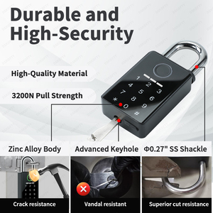 Tuya Cuộc Sống Thông Minh IP65 Không Thấm Nước Nhiệm Vụ Nặng Nề Thông Minh Ổ Khóa Kỹ Thuật Số Thép Không Gỉ Ổ Khóa Không Thấm Nước Bán Buôn - Product Image 5