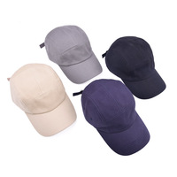 Casquette de baseball unisexe style hip-hop européen et américain, cinq pièces, avec logo personnalisé, couleur unie, casquette de camping, casquette trucker