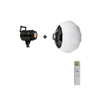 Luce Flash da Studio 135W con Dimmerazione Continua e Effetto Stroboscopico, Illuminazione Lunare per Fotografia - Product Image 2