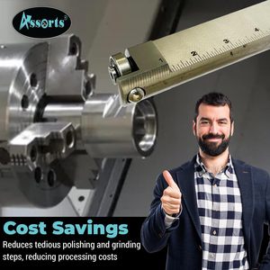 Herramienta de Pulido Dual, Acero al Carbono, Longitud de Corte de 20 mm, Longitud Total de 150 mm, Velocidad de Corte de 180 m/min, Acabado Espejo CNC - Product Image 5