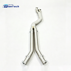 Tubo Intermedio de Acero Inoxidable 304 de Alta Calidad para BMW G80 G82 G87 M3 M4 M2 S58 3.0L Twin Turbo, Mejora del Escape de Competición con Protector Térmico - Product Image 6
