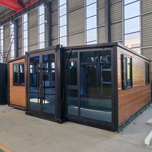 Modern 40 Ft 20 Ft Flat Woodgrain Prefab Container House Expandable 3 Bedroom FREE SHIPPING TO ALL - Product Image 1