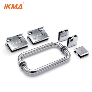 IKMA factory produttore 8-12mm occhiali da bagno senza cornice porta doccia accessori hardware scatola set <span class=keywords><strong>per</strong></span> porta in vetro - Product Image 3