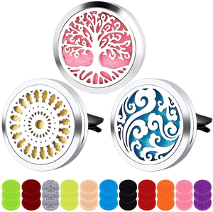 Diffusore di Aromi per <span class=keywords><strong>Auto</strong></span> in Metallo da 30mm con Logo Personalizzato, Clip per Bocchetta di Ventilazione, Deodorante Naturale per <span class=keywords><strong>Auto</strong></span>, Casa e Ufficio - Product Image 4