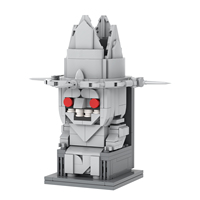 Kits de Ladrillos MOC de Creatividad de Películas de Anime, Contenedor de Ladrillos DIY, Juguetes de Bloques de Construcción para Niños MOC7748