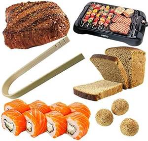 Hochwertige Natürliche Bambus-Zangen für Salat Einweg-Bambus-Zangen für Partys <span class=keywords><strong>Mini</strong></span>-Bambus-Einwegzangen - Product Image 5