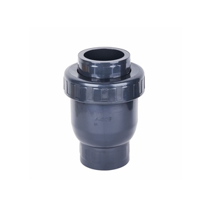 Chất lượng cao 1/2inch đến 2inch pph bóng kiểm tra van cấp công nghiệp DN15 để DN50 đôi Công Đoàn ổ cắm pph kiểm tra van - Product Image 5